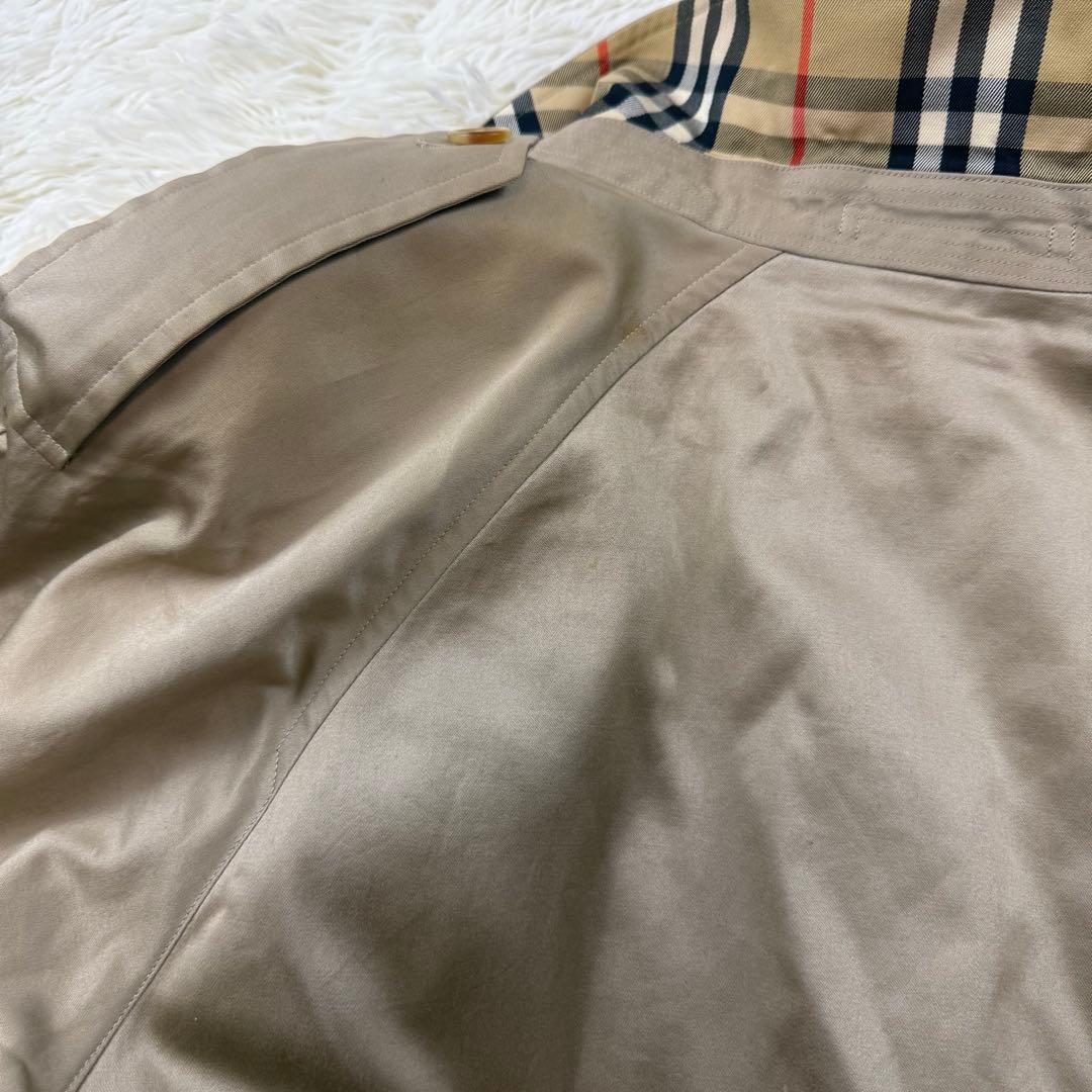 Burberry ノバチェック 襟裏チェック トレンチコート ライナー 9AR