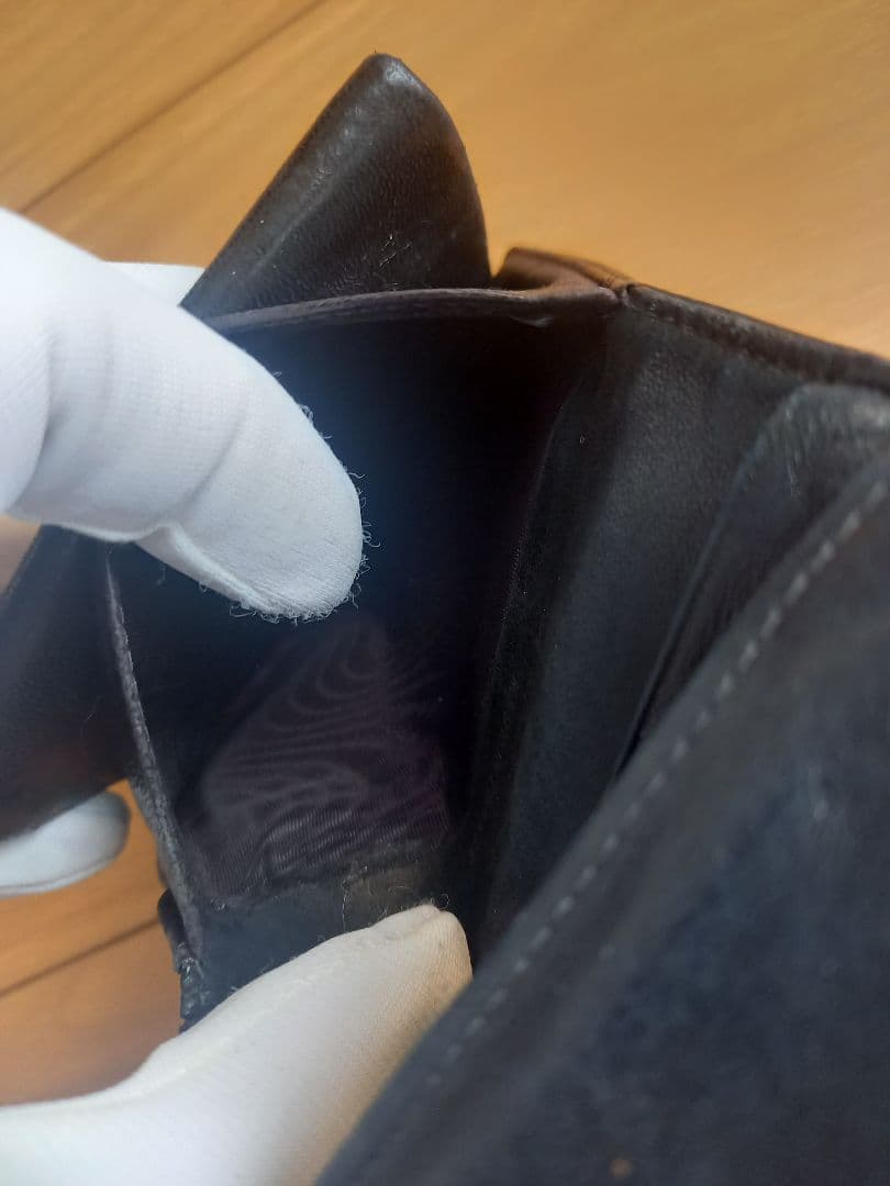 シャネル CHANEL 財布 折り財布 キャビアスキン ココマーク ブラック