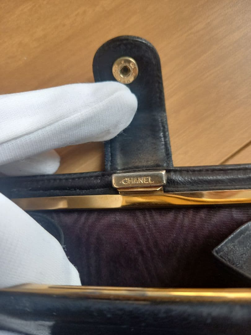 シャネル CHANEL 財布 折り財布 キャビアスキン ココマーク ブラック