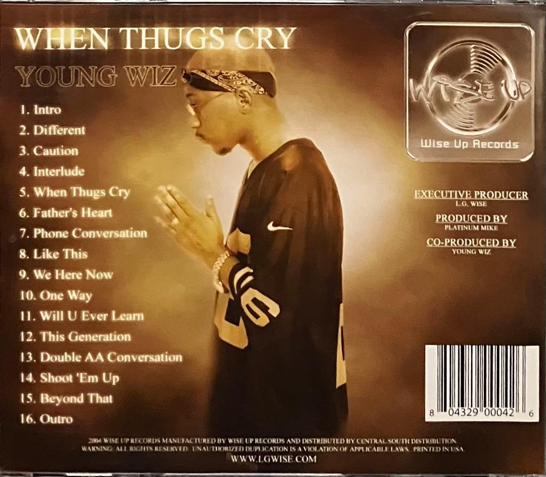 洋楽 G-RAP YOUNG WIZ - WHEN THUGS CRY