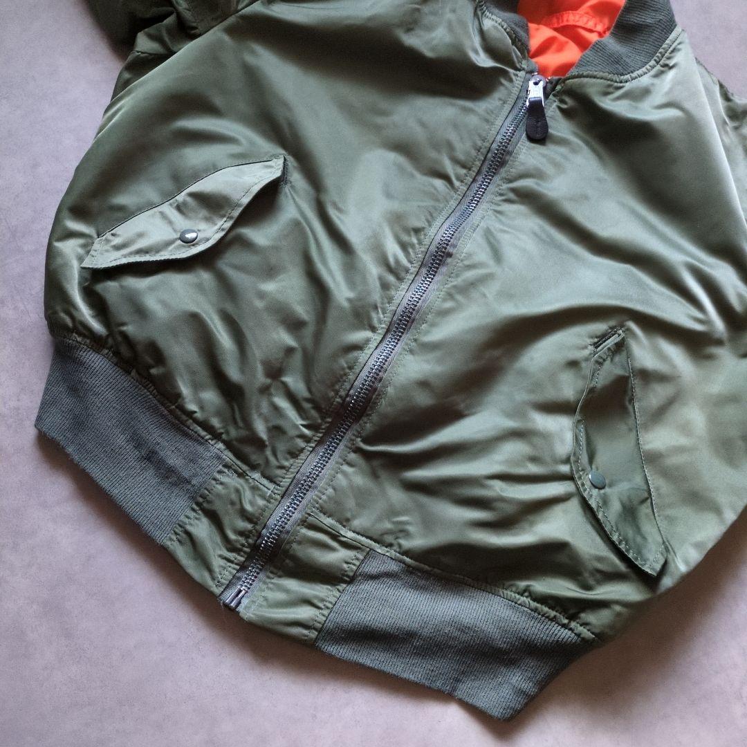 90s USA製 ALPHA MA-1 L ボンバージャケット