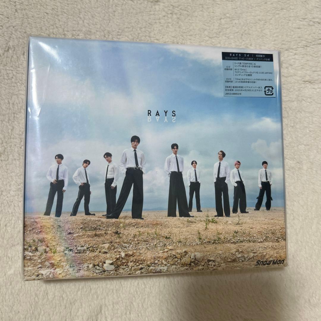 Man アルバム RAYS 3形態＋特典付き