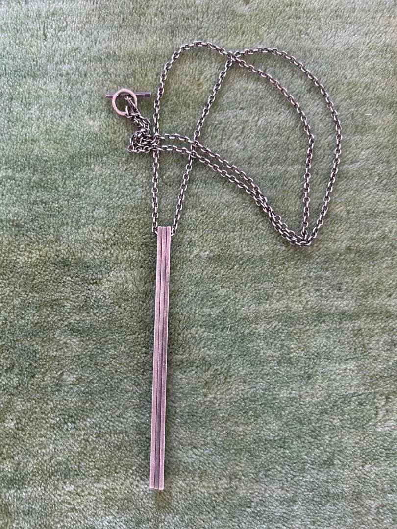 Layered Bar Necklace [slv925] PRY シュウト