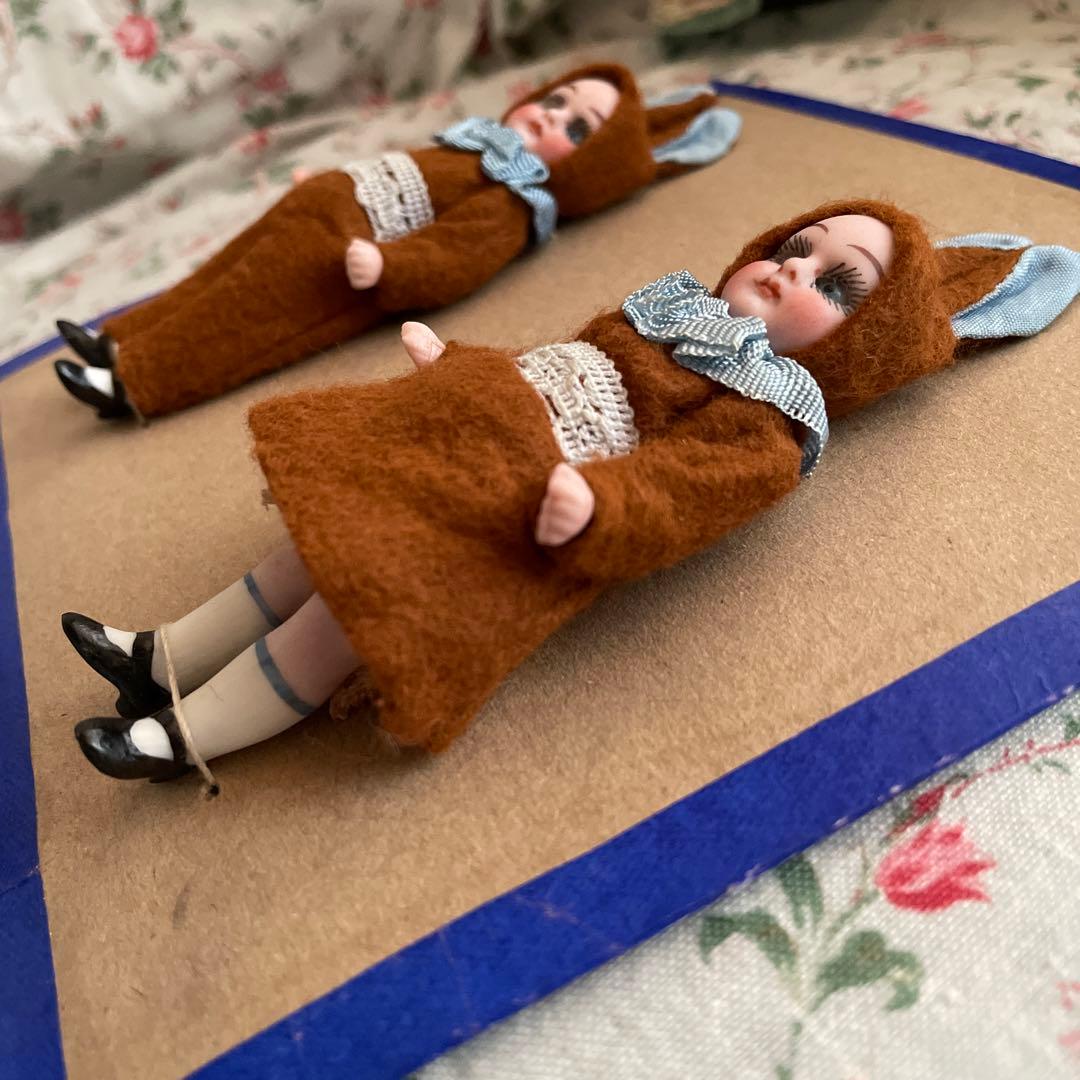 Hertwig うさぎ　ビスクドール　ミニョネット