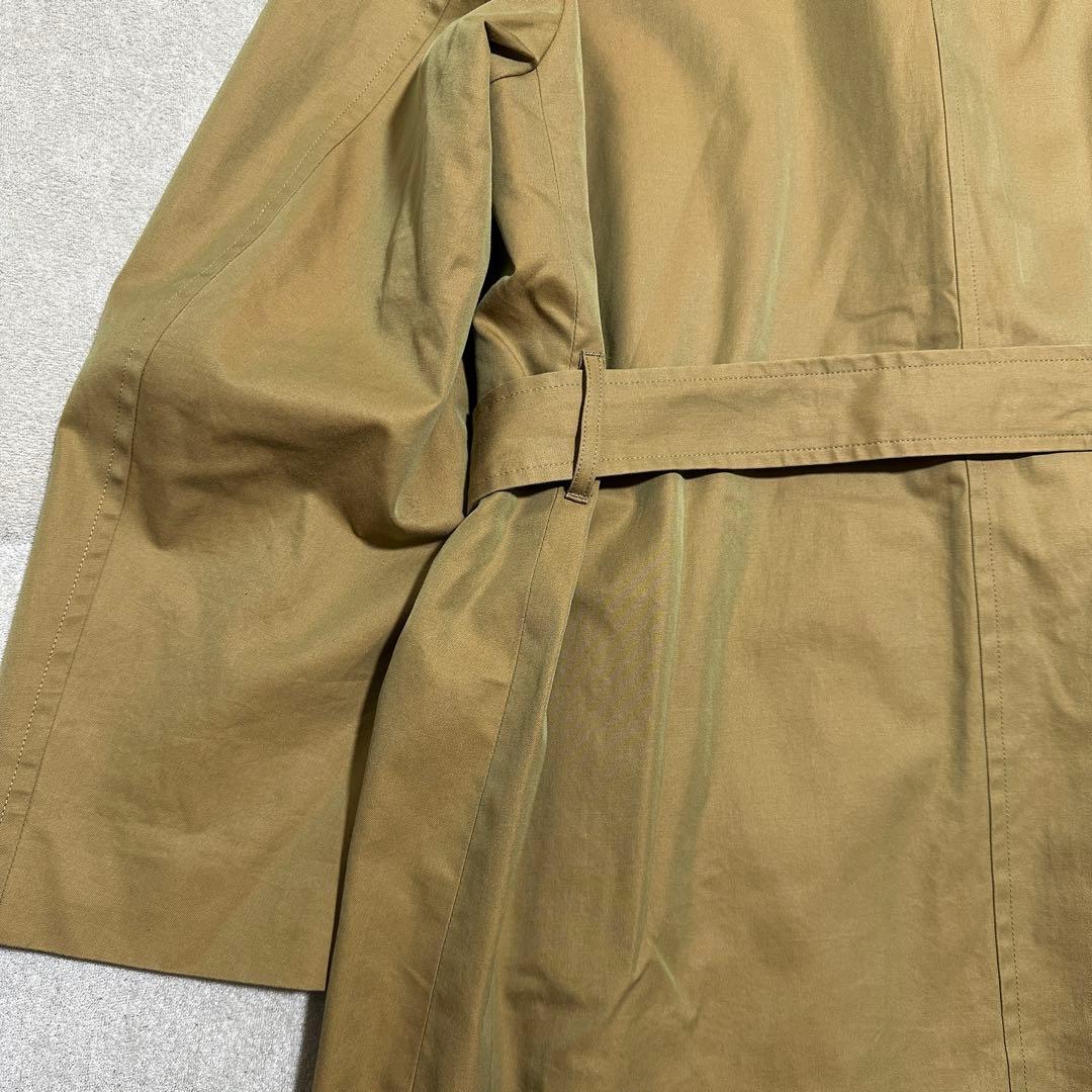 1(S〜M) ベルト付き✨ オーラリー　トレンチコート　玉虫色　カーキ　ベージュ