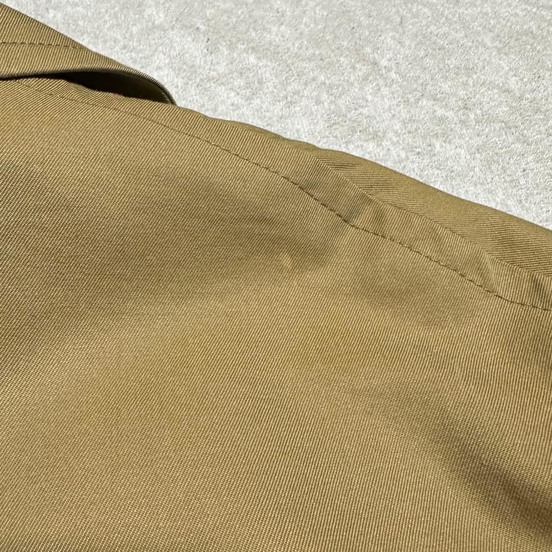 1(S〜M) ベルト付き✨ オーラリー　トレンチコート　玉虫色　カーキ　ベージュ