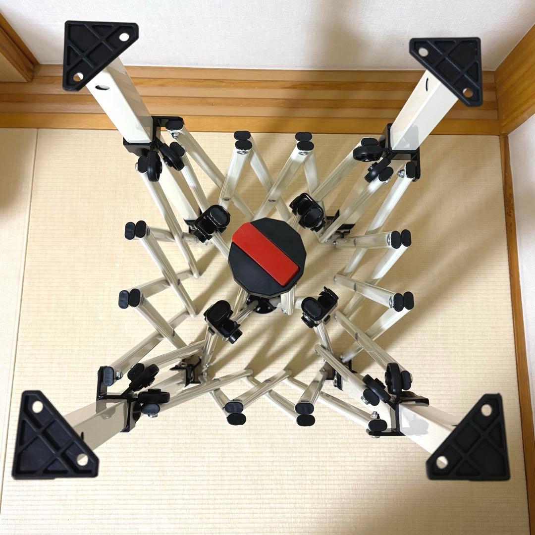 美品 コンパクト ワンタッチ タープテント 1.5×1.5m ベージュ キャンプ