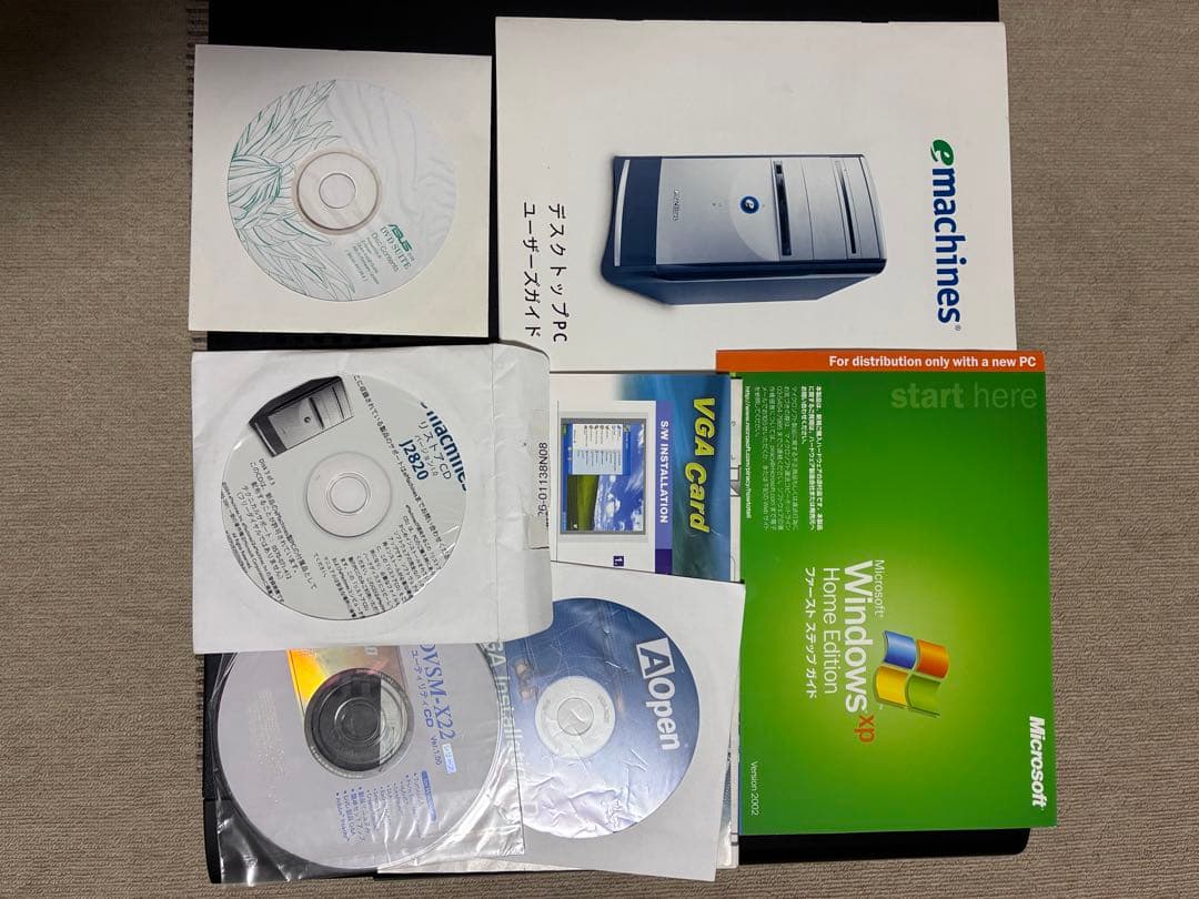デスクトップ本体 J2820 Windows XP リカバリディスク付き