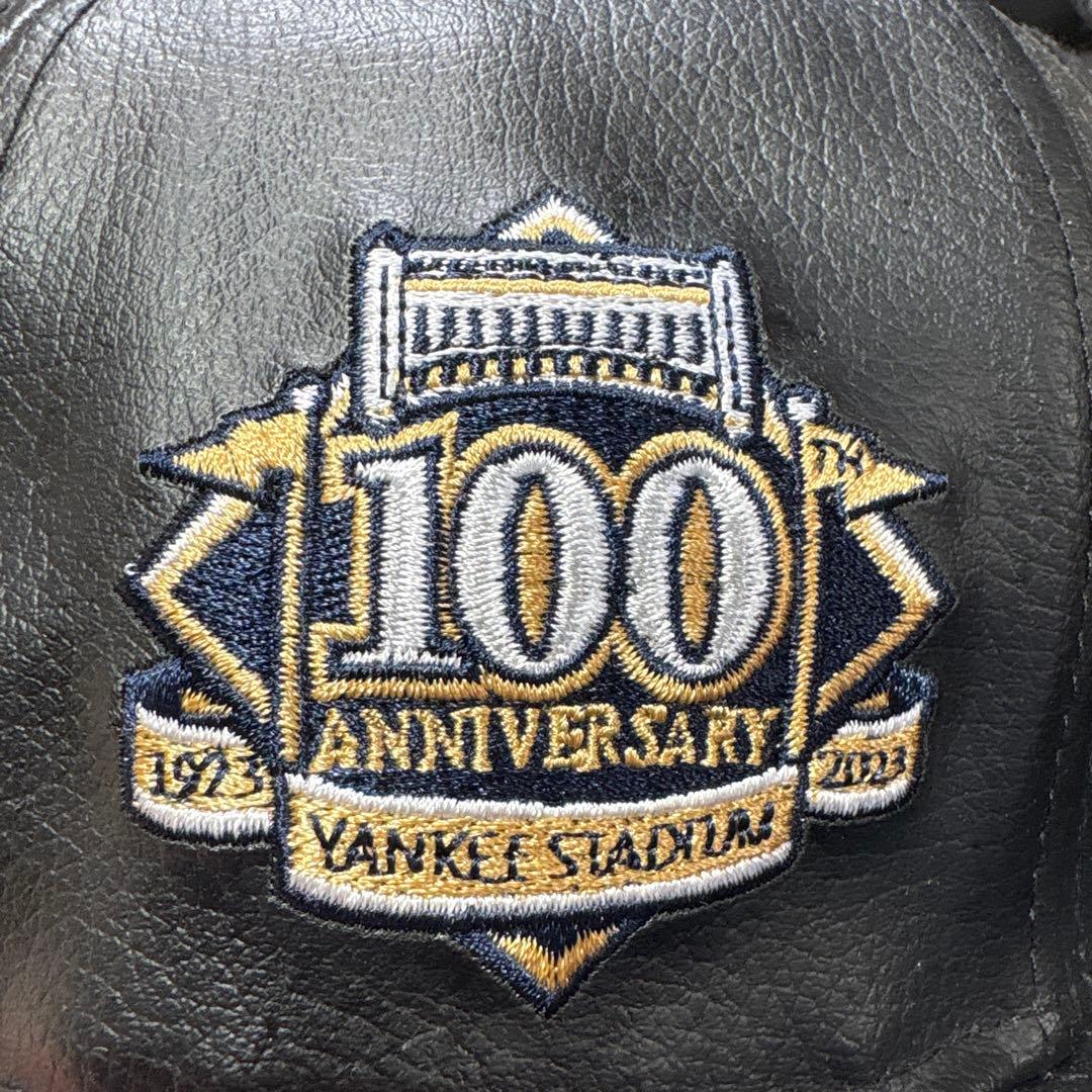 NEWERA ヤンキース レザーキャップ