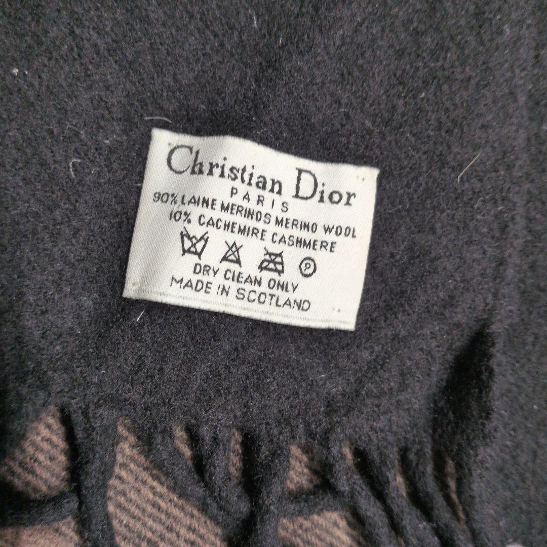 Christian Dior マフラー ブラック
