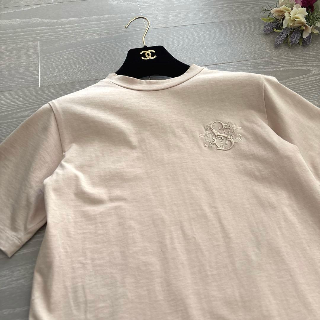 【極美品✴︎】SEVEN TEN SVT刺繍Tシャツ ベージュ S