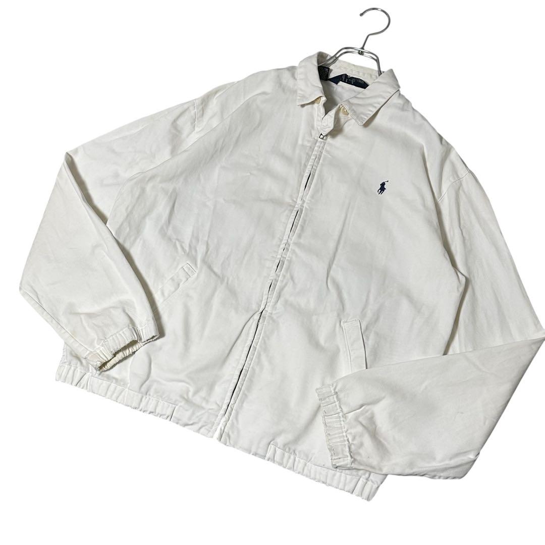 90s Polo by Ralph Lauren スイングトップ S ホワイト
