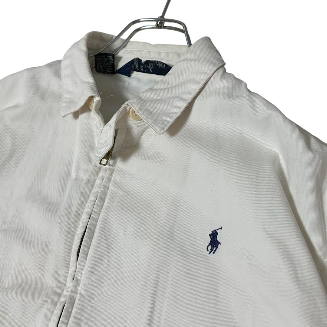 90s Polo by Ralph Lauren スイングトップ S ホワイト