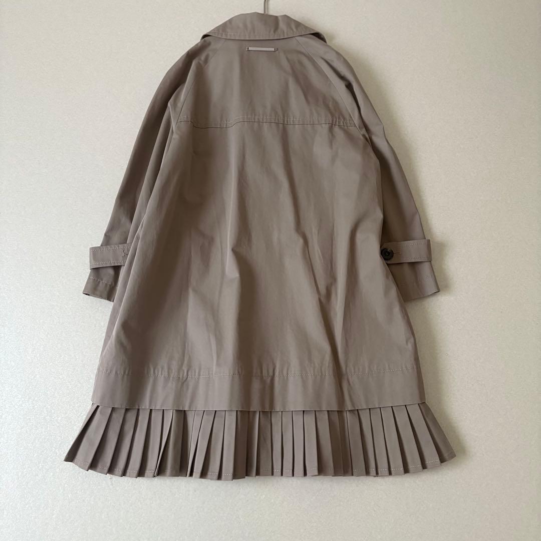 SPORTMAX CODE トレンチコート40 プリーツ着脱可 ベージュ