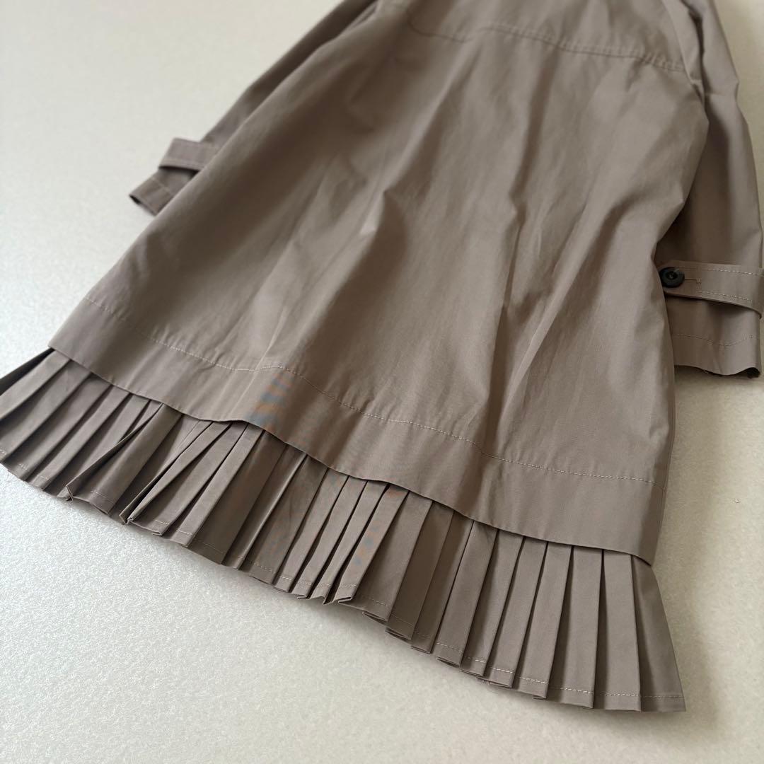 SPORTMAX CODE トレンチコート40 プリーツ着脱可 ベージュ