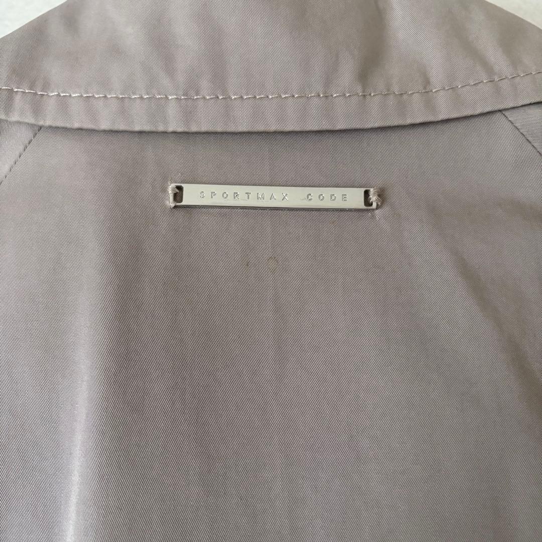 SPORTMAX CODE トレンチコート40 プリーツ着脱可 ベージュ