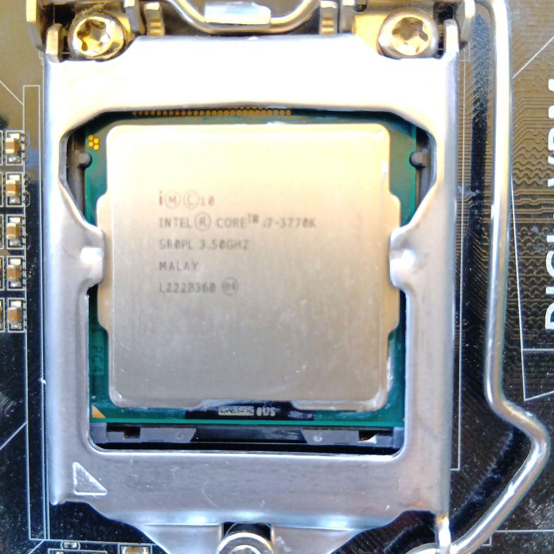 マザボ i7-3770k メモリ4g×2 3点セット！