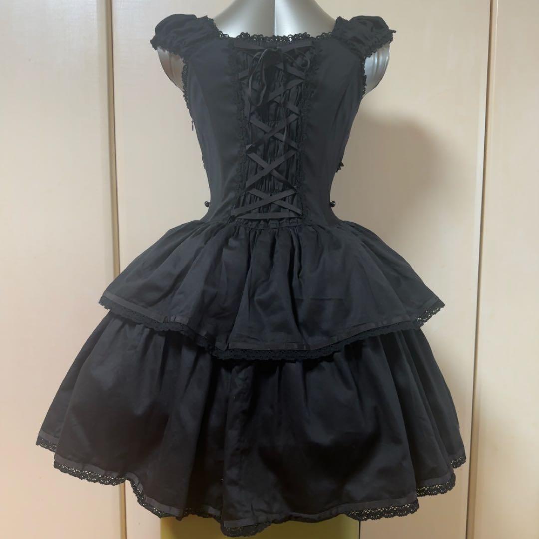 【訳あり】ベイビーザスターズシャインブライト シャーリングリボンJSK