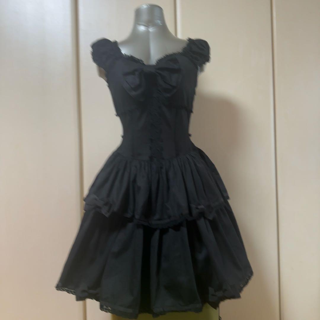【訳あり】ベイビーザスターズシャインブライト シャーリングリボンJSK