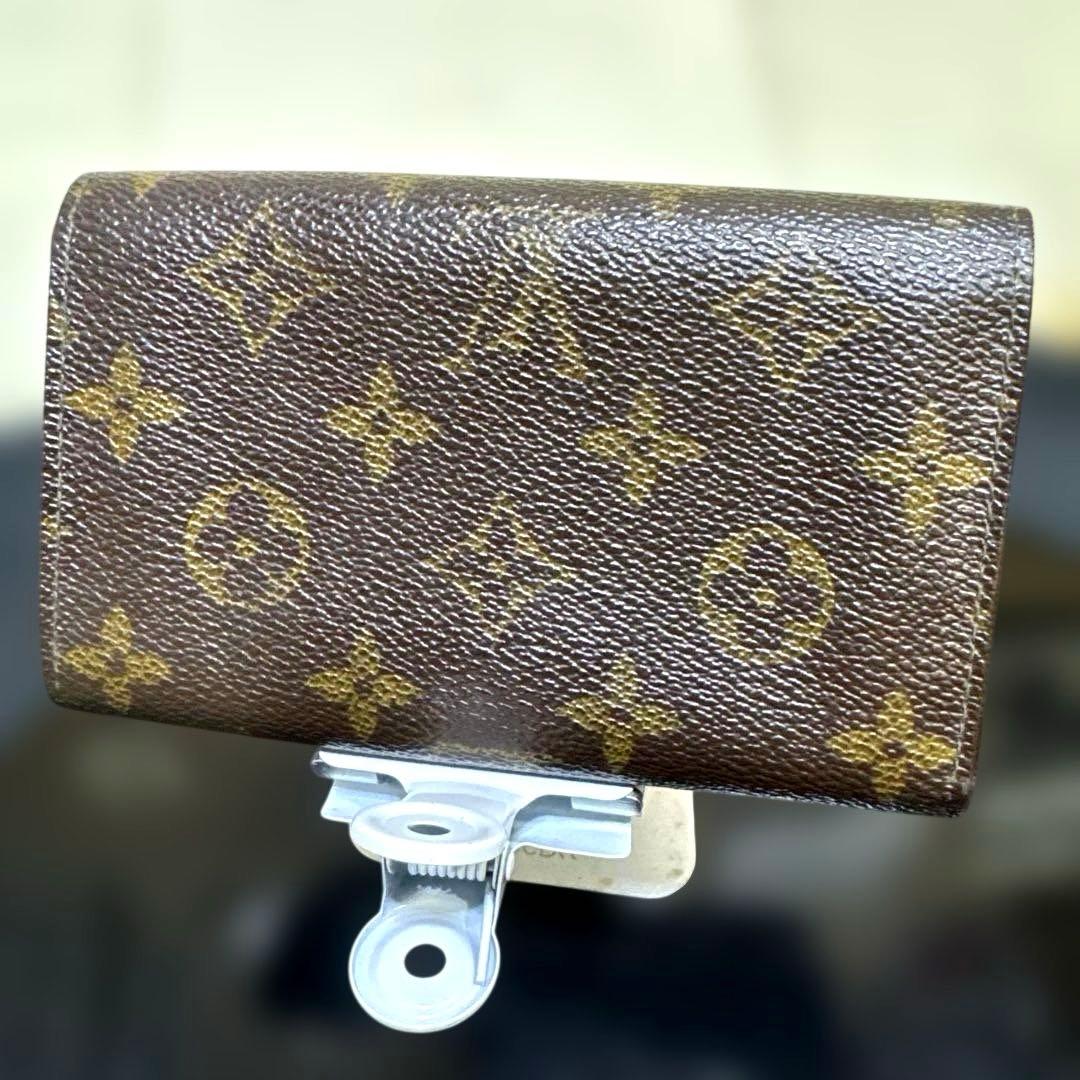 ⑤☆良品☆ モノグラム♪Ｌ字型ファスナー財布