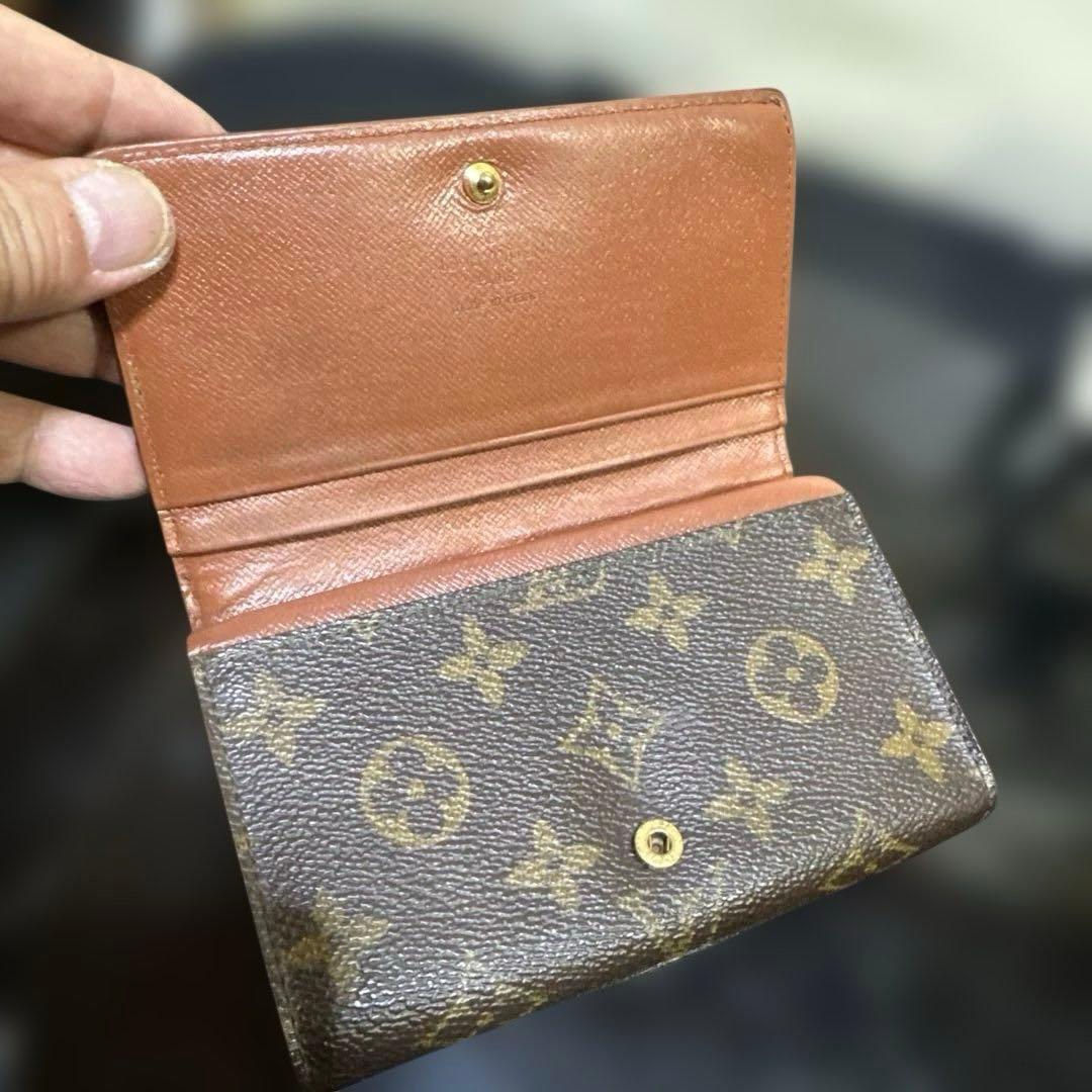 ⑤☆良品☆ モノグラム♪Ｌ字型ファスナー財布