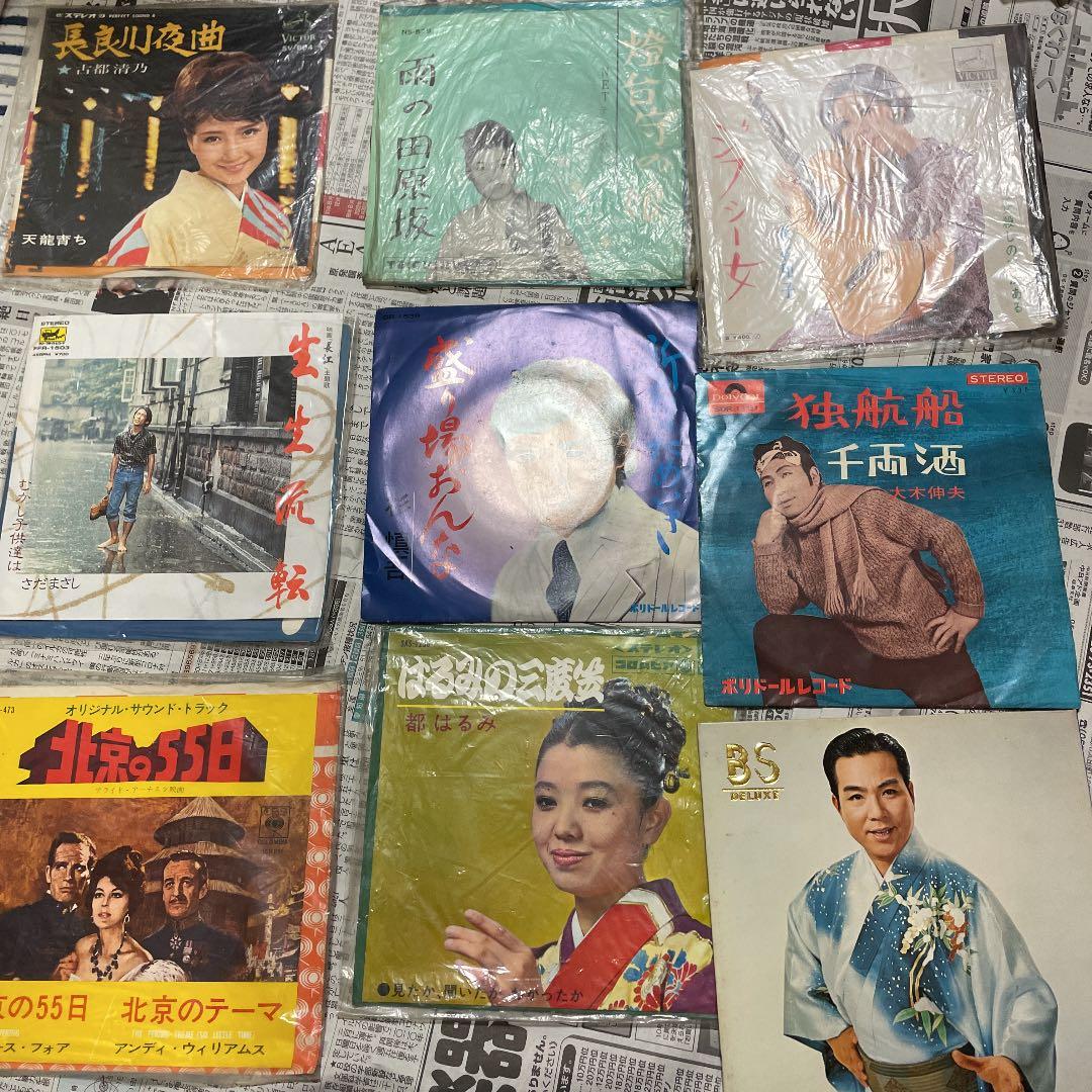 レコード盤　約100枚売り昔のレコード盤　懐かし　音楽　癒し