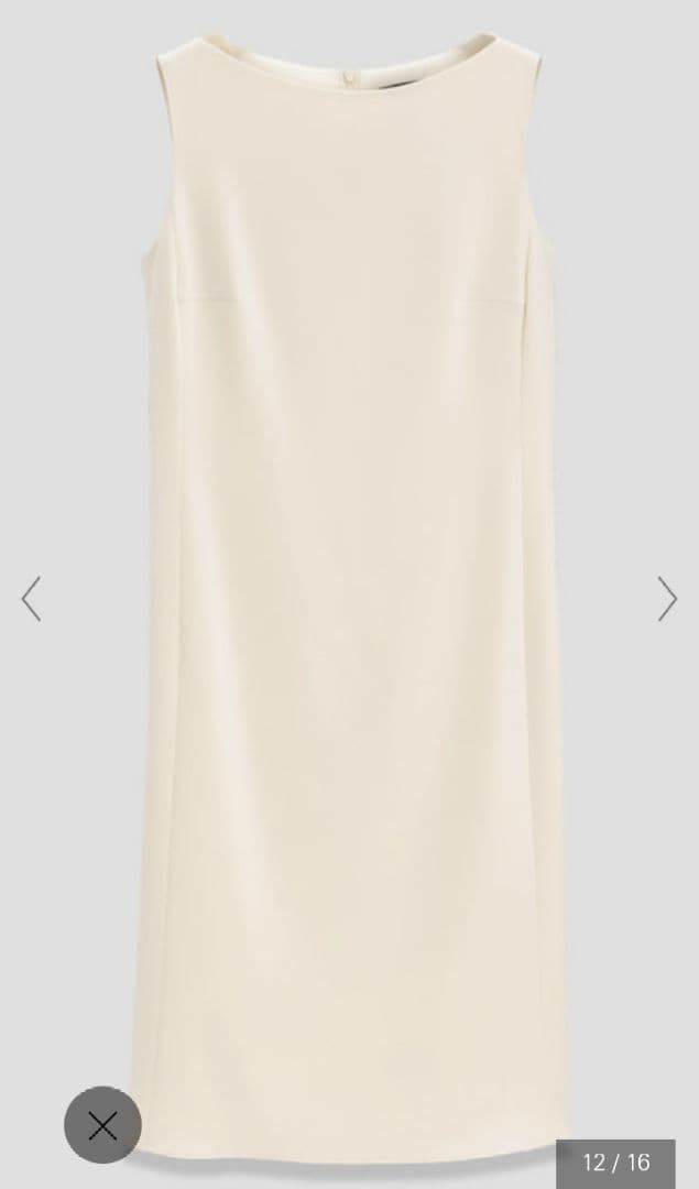 【新品タグ付】定番theory AdmiralCrepeFlaredDress
