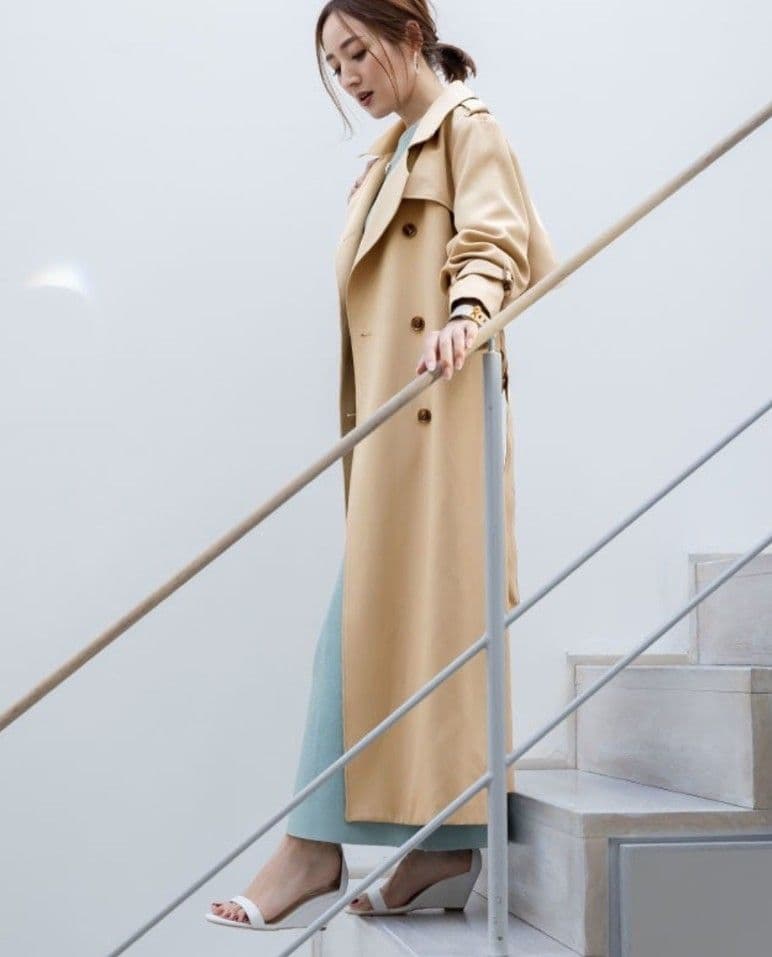 星玲奈さんコラボ　ロングトレンチコート