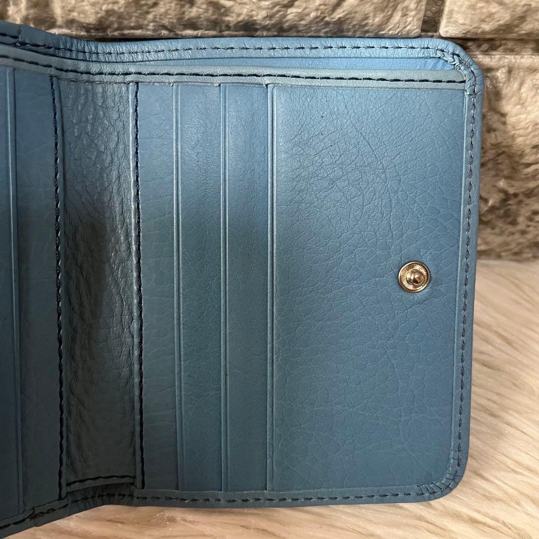 【新品未使用】ヒロフ　センプレ　レザー　三つ折り財布