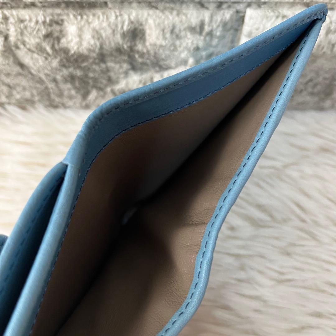 【新品未使用】ヒロフ　センプレ　レザー　三つ折り財布