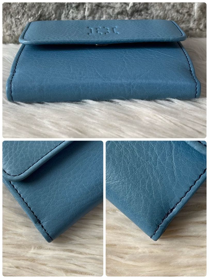 【新品未使用】ヒロフ　センプレ　レザー　三つ折り財布