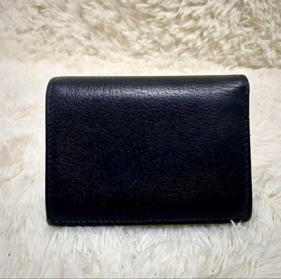 【極美品✨】グッチ コンパクトウォレット マーモント クリスタル ビジュー 財布