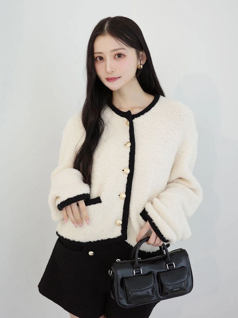 【新品】TEDDY KNIT JACKET