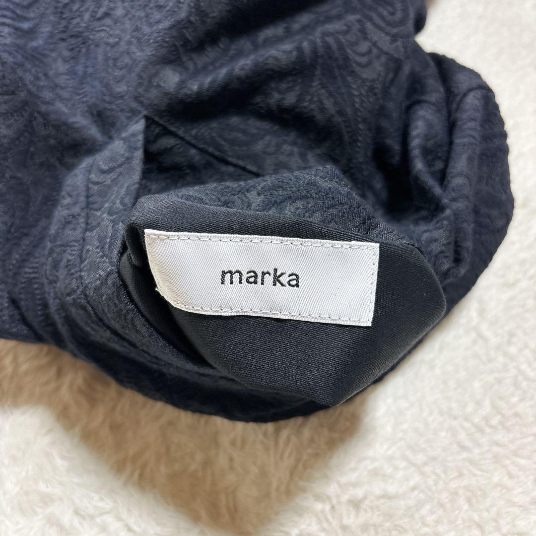 美品 25AW marka マーカ ペイズリー柄 ジャガード ボンバージャケット