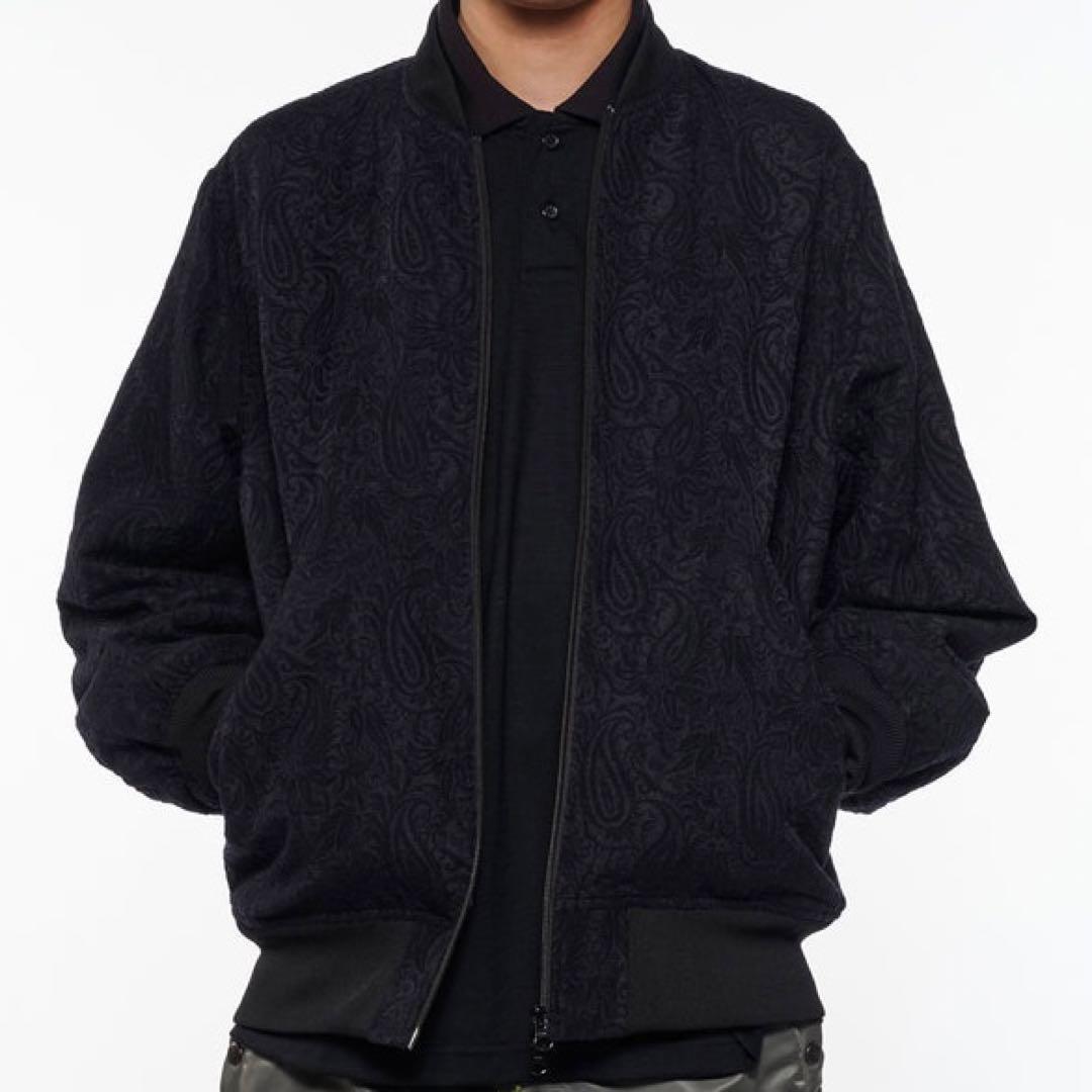 美品 25AW marka マーカ ペイズリー柄 ジャガード ボンバージャケット