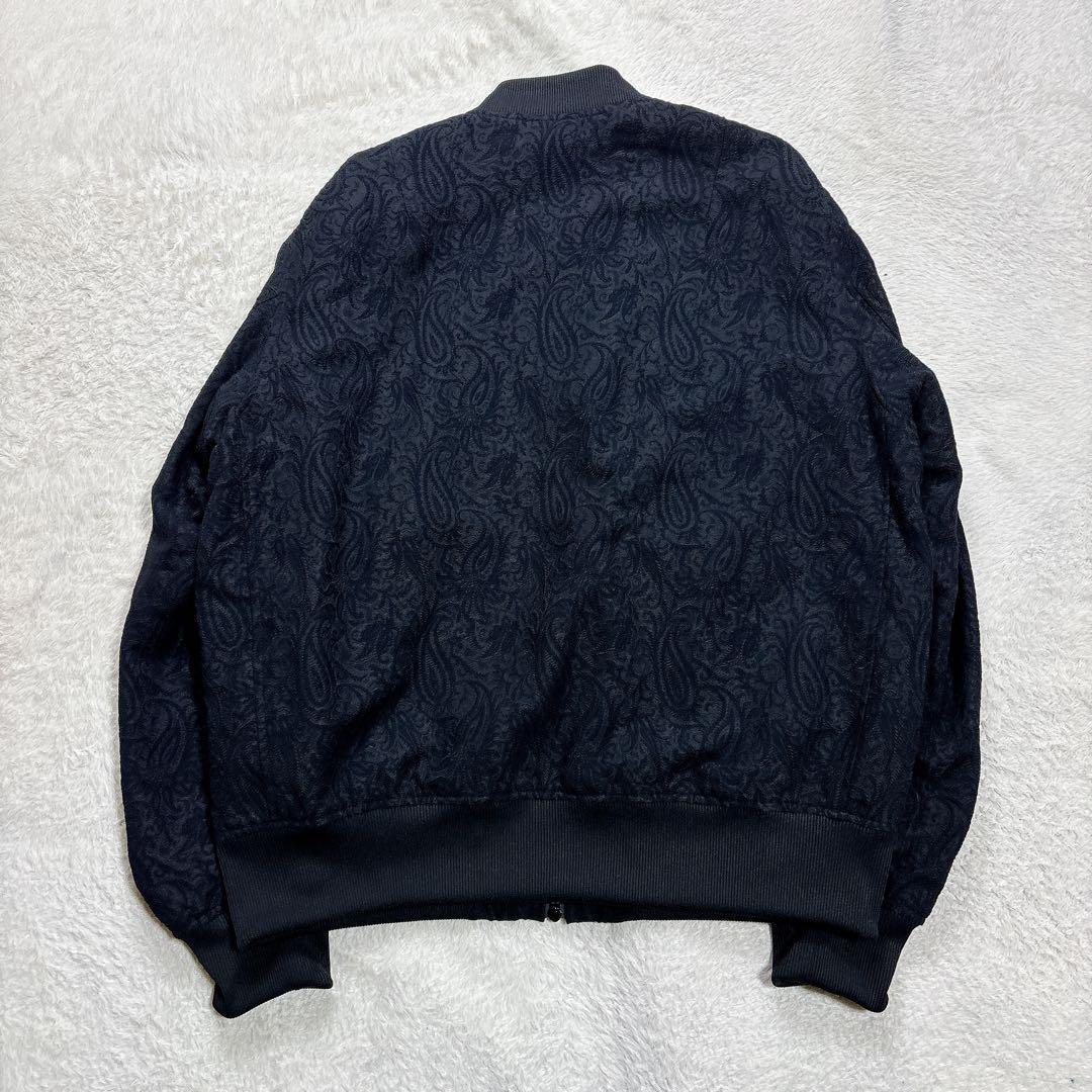 美品 25AW marka マーカ ペイズリー柄 ジャガード ボンバージャケット