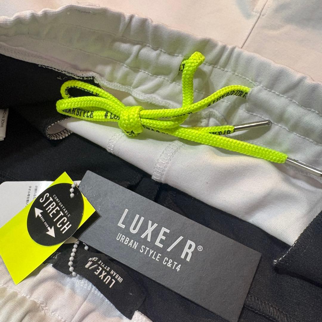 【LUXE/R】新品　ラグジュ　ポンチ切替ジョガーパンツ　ゴルフ　メンズＸＬ