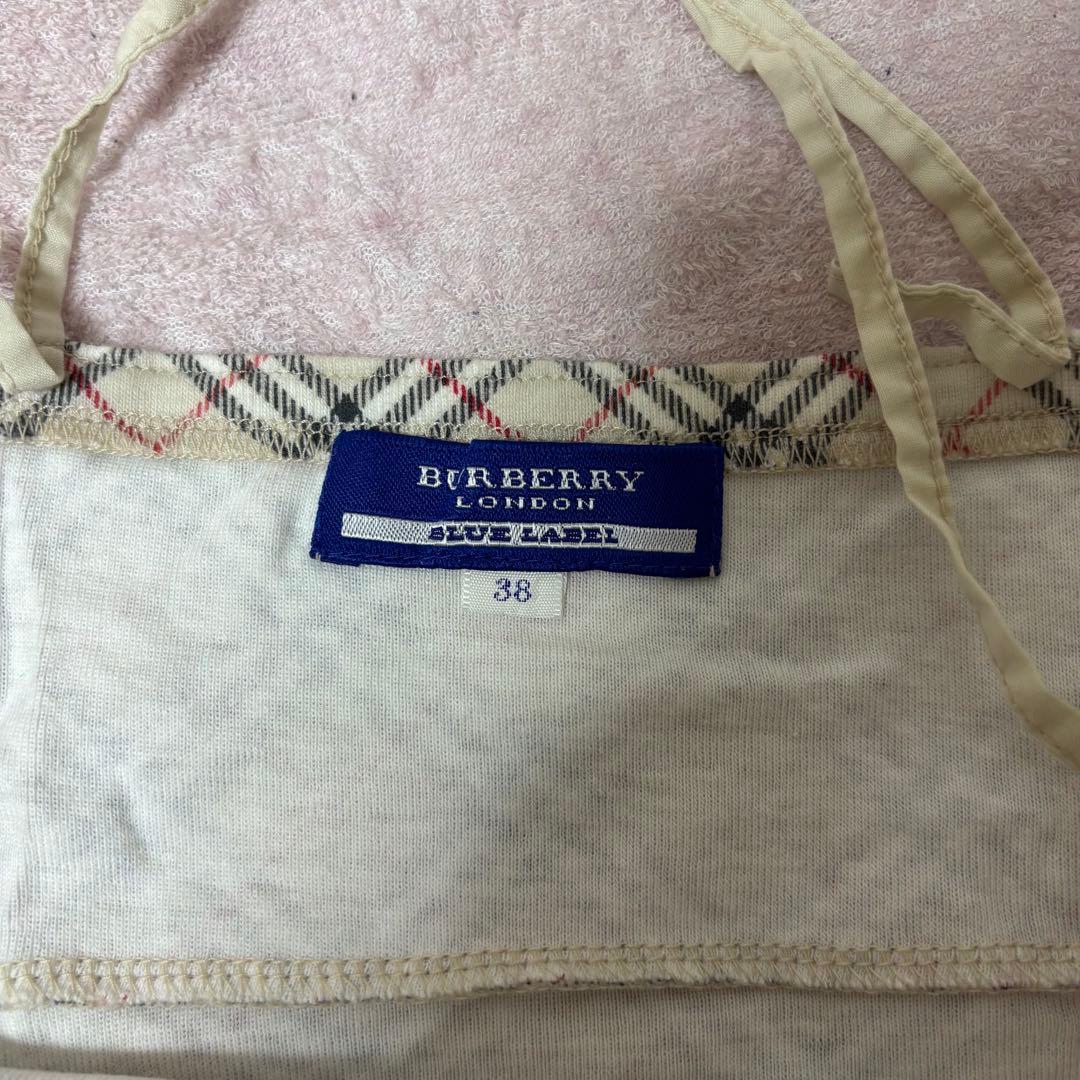 Burberry チェック柄キャミソール