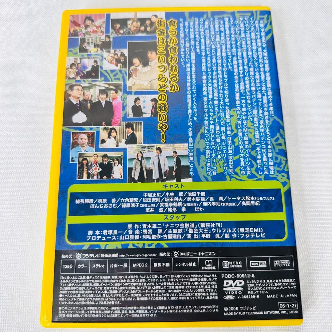 ナニワ金融道 DVD-BOX 中居正広 小林薫 緒形拳