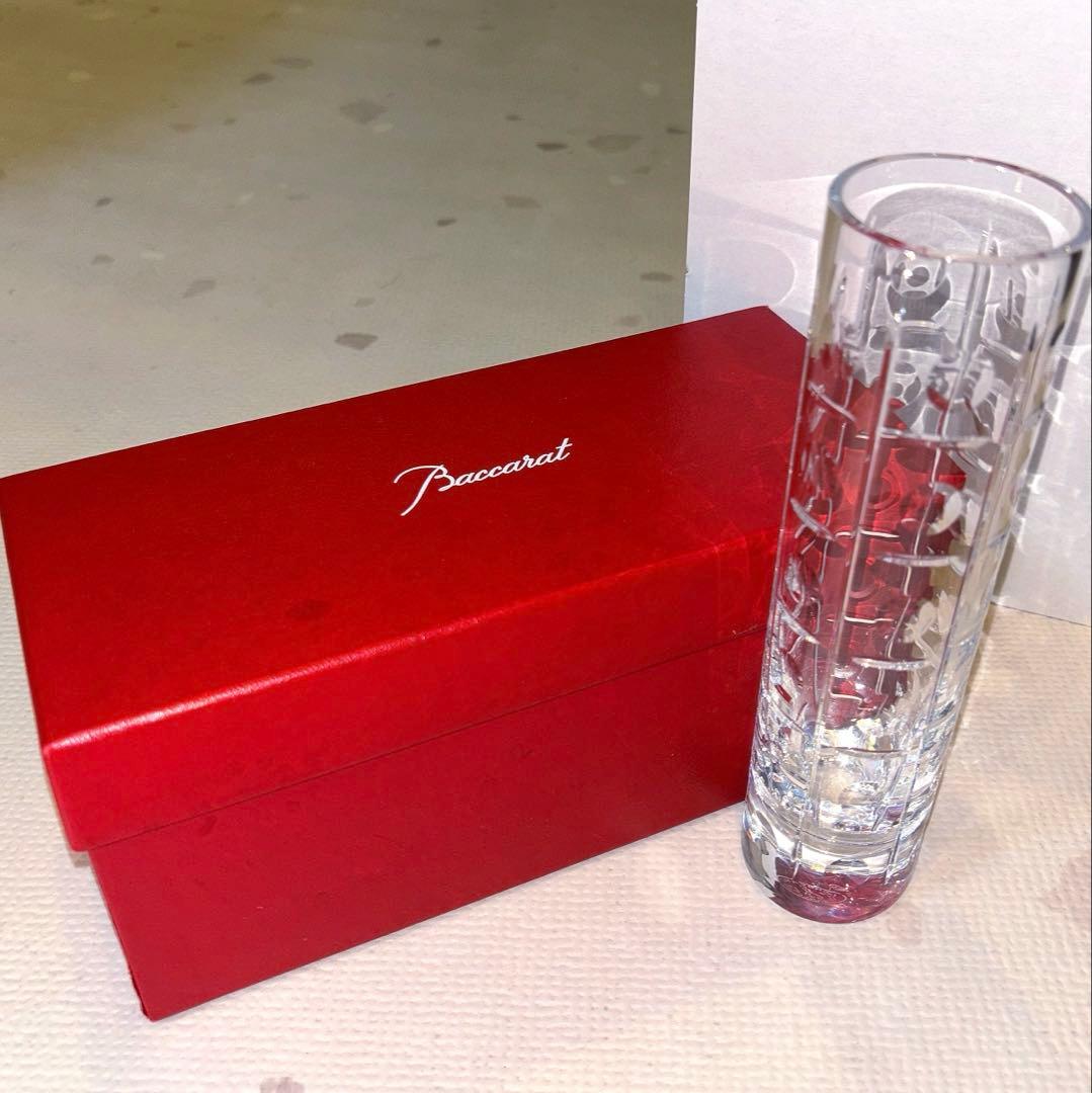 【美品】バカラ Baccarat クリスタルガラス エキノックス 花瓶