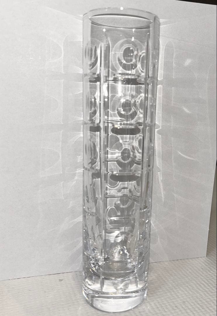 【美品】バカラ Baccarat クリスタルガラス エキノックス 花瓶