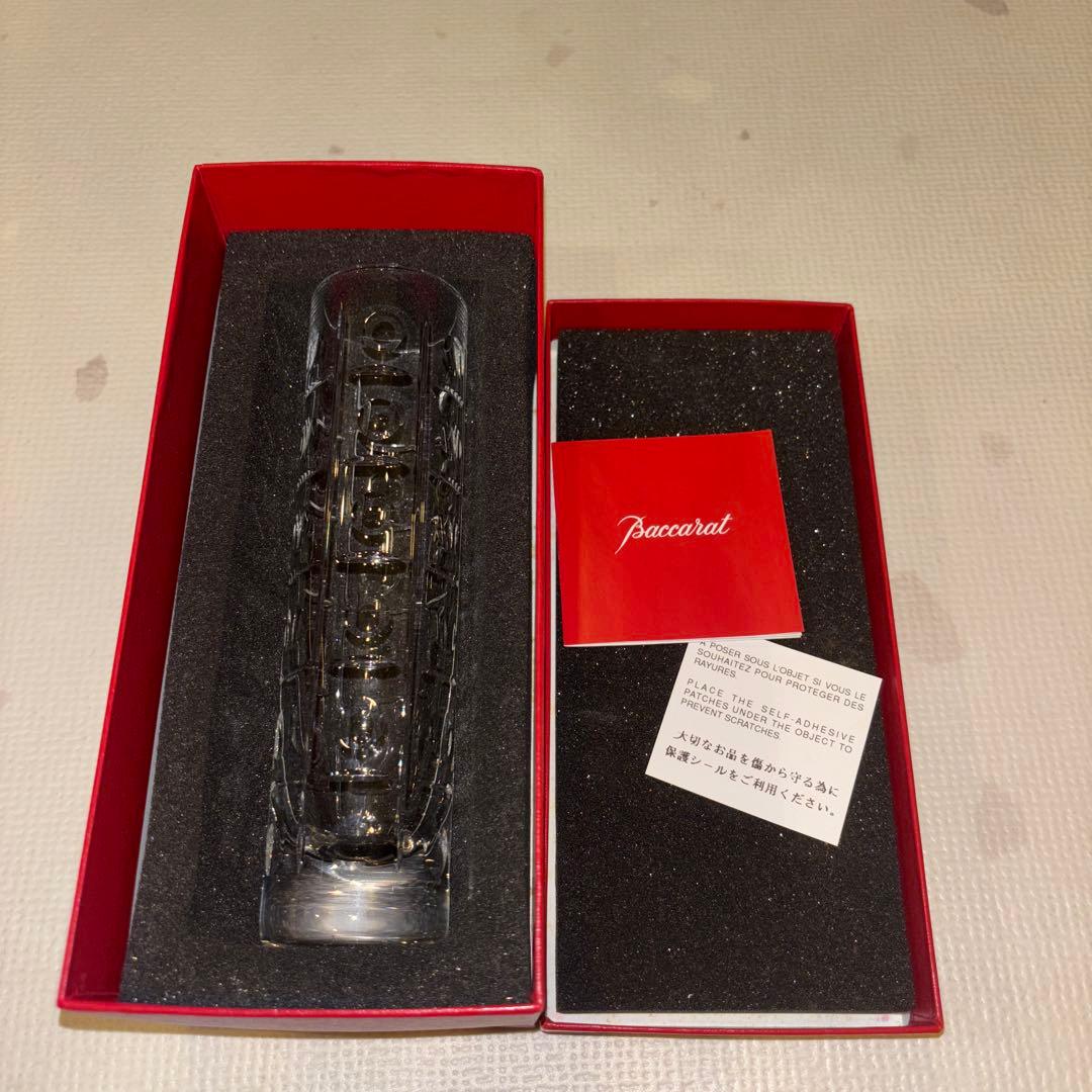 【美品】バカラ Baccarat クリスタルガラス エキノックス 花瓶