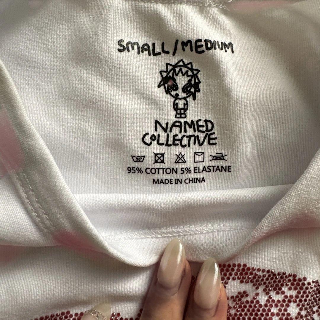 NAMED COLLECTIVE リップTシャツ　ホワイト