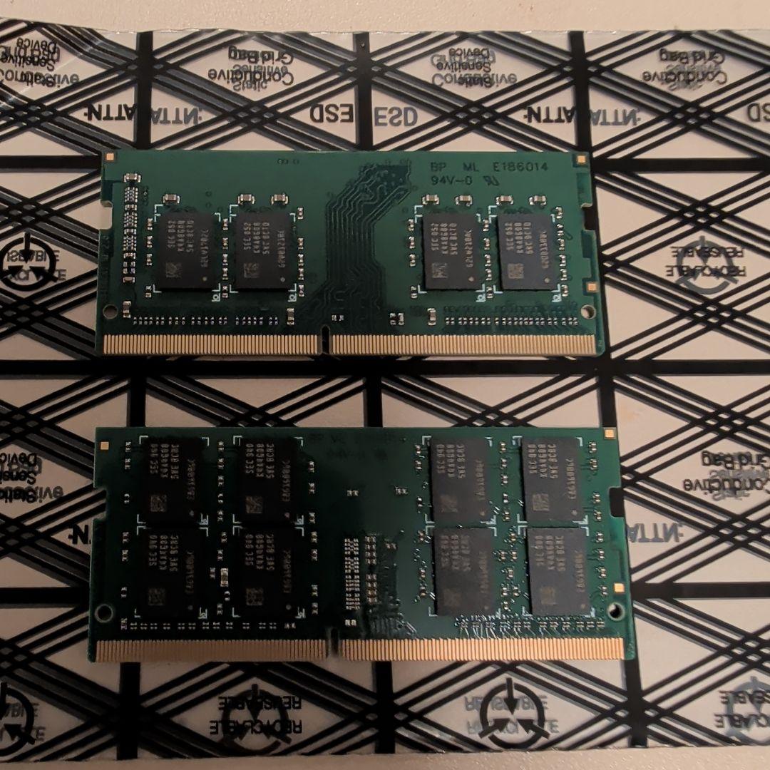 DDR4 2400 SO-DIMM 8GB 2枚　16GB