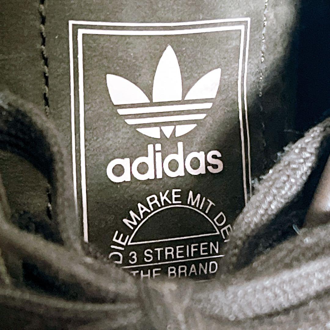 極美品【adidas アディダス 】SAMBA レザースニーカー 茶 25