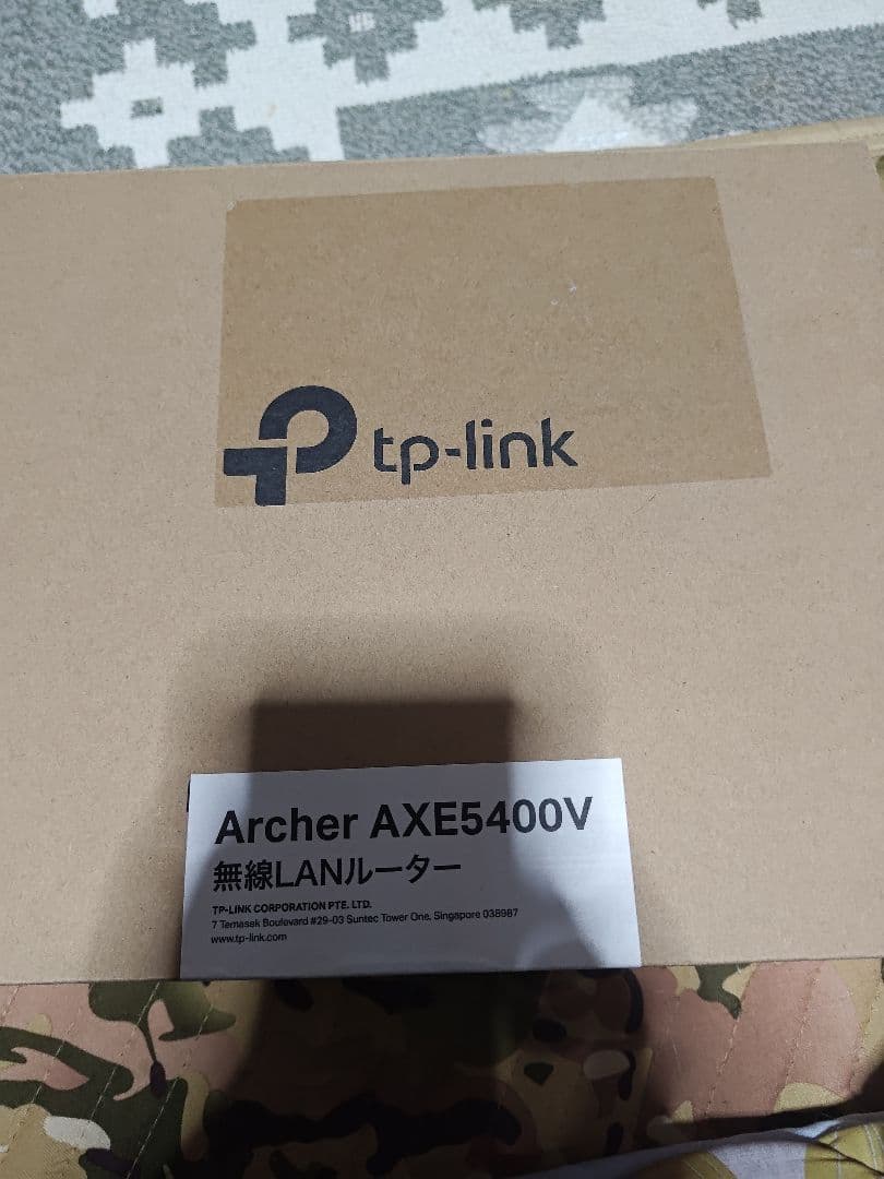 TP-Link Archer AXE5400V 無線LAN　Amazon限定