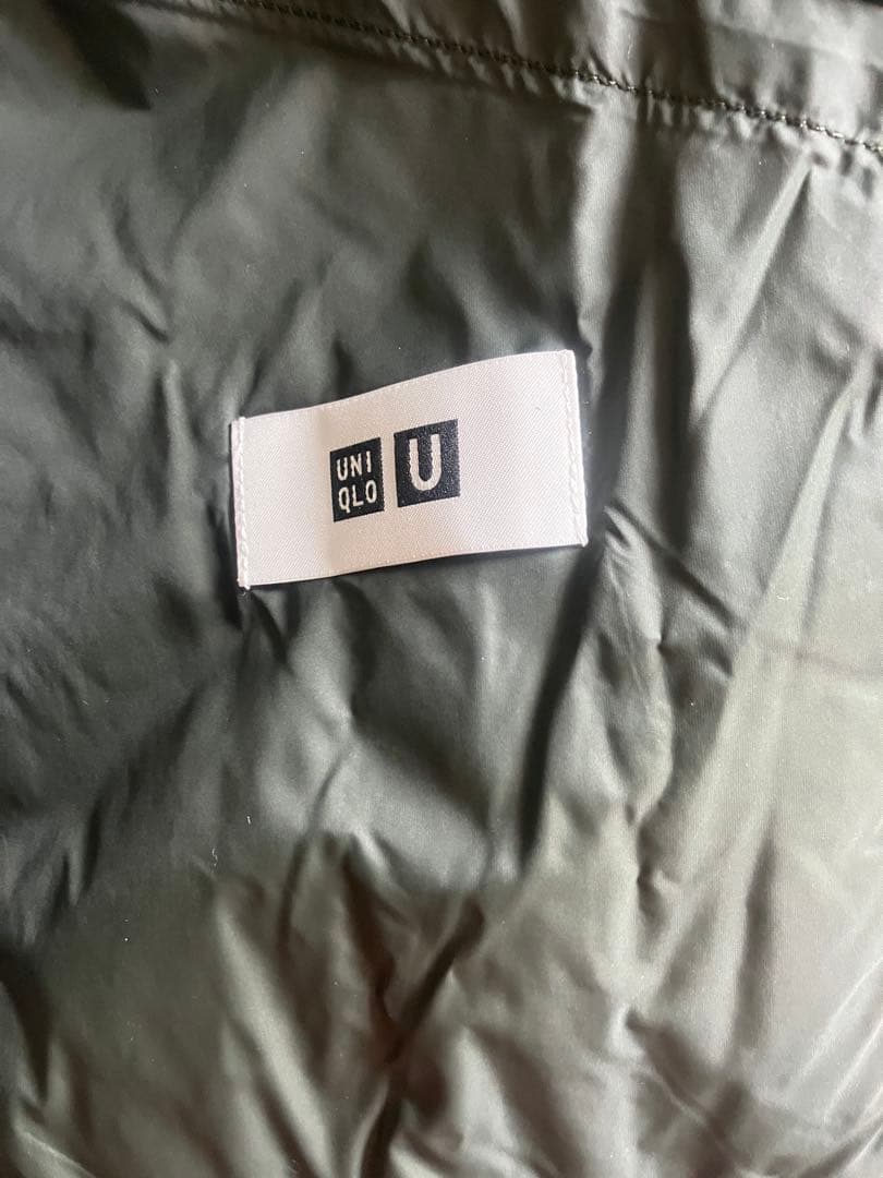 UNIQLO U パフテックショートブルゾン OLIVE Lサイズ