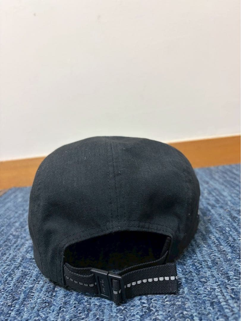 Supreme シュプリーム キャップ ブラック ロゴ 5パネル 帽子 メンズ