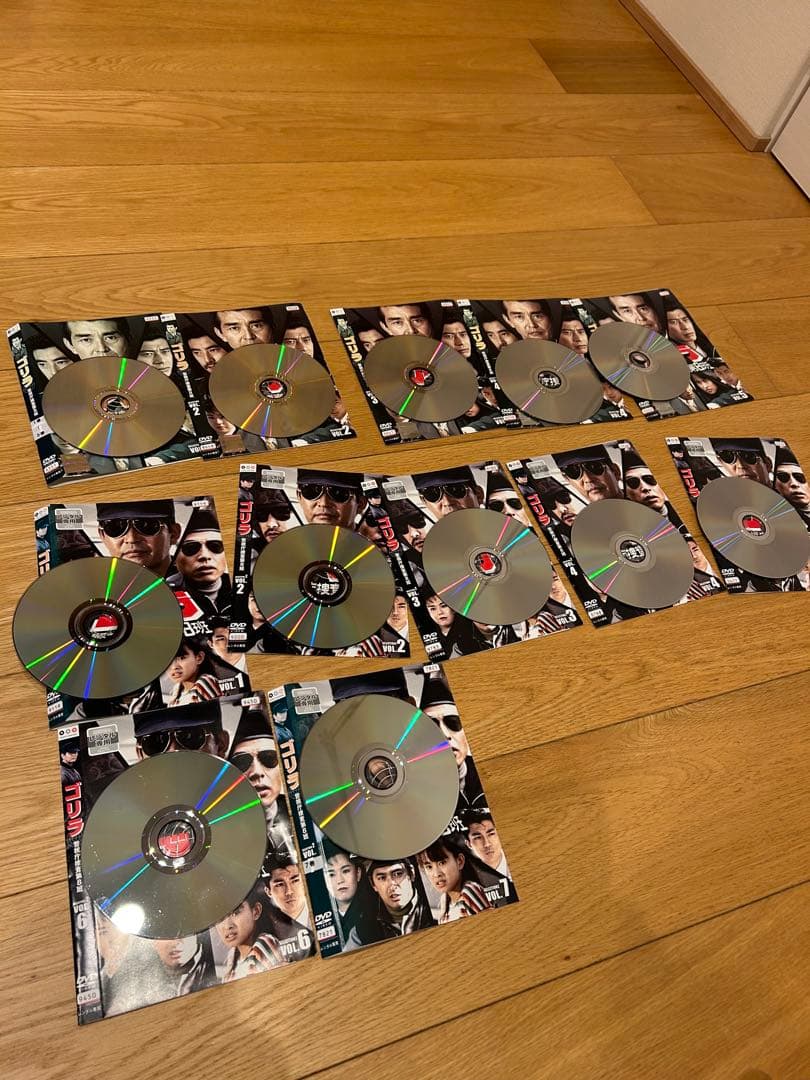 ゴリラ警視庁捜査第8班 全5巻　セレクション-2 全7巻　レンタルUP dvd