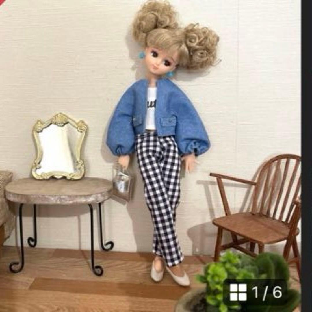 4470 ぶーぶー　リカちゃん　服　ハンドメイド　22cmドール服